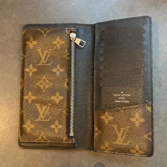 Louis Vuitton Monogram Brazza Long Wallet!! With Certificate of Authenticity - Picture 6 of 13